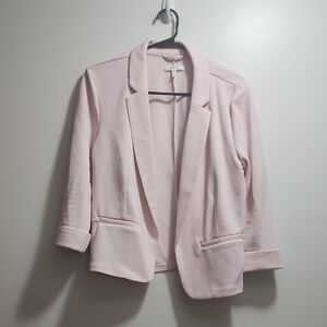Maurices Light Pink Women's Cropped Blazer
